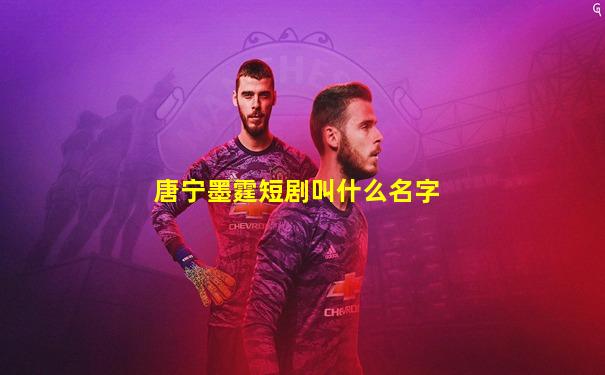 唐宁墨霆短剧叫什么名字