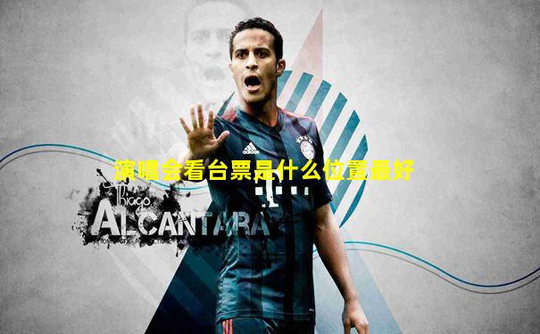 演唱会看台票是什么位置最好