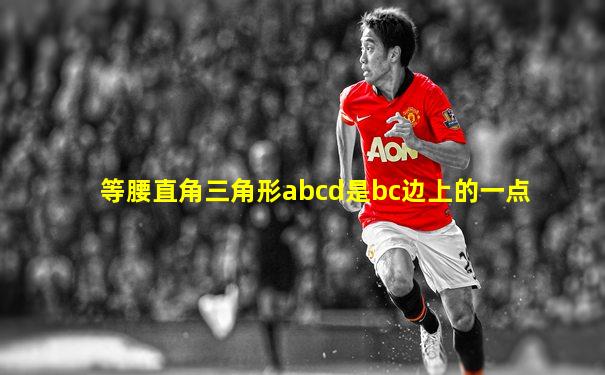 等腰直角三角形abcd是bc边上的一点