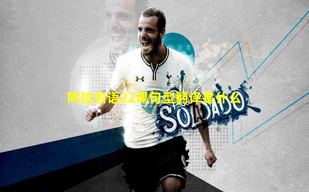 阿拉伯语22课句型翻译是什么